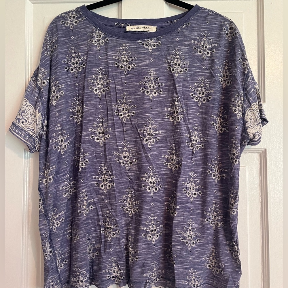 Free People Bandana T-shirt